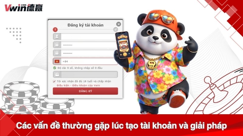 Các vấn đề thường gặp lúc tạo tài khoản và giải pháp