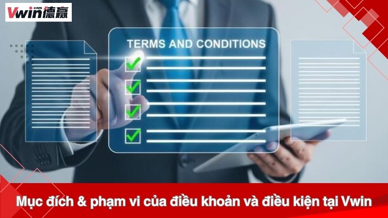 Mục đích & phạm vi của điều khoản và điều kiện tại Vwin